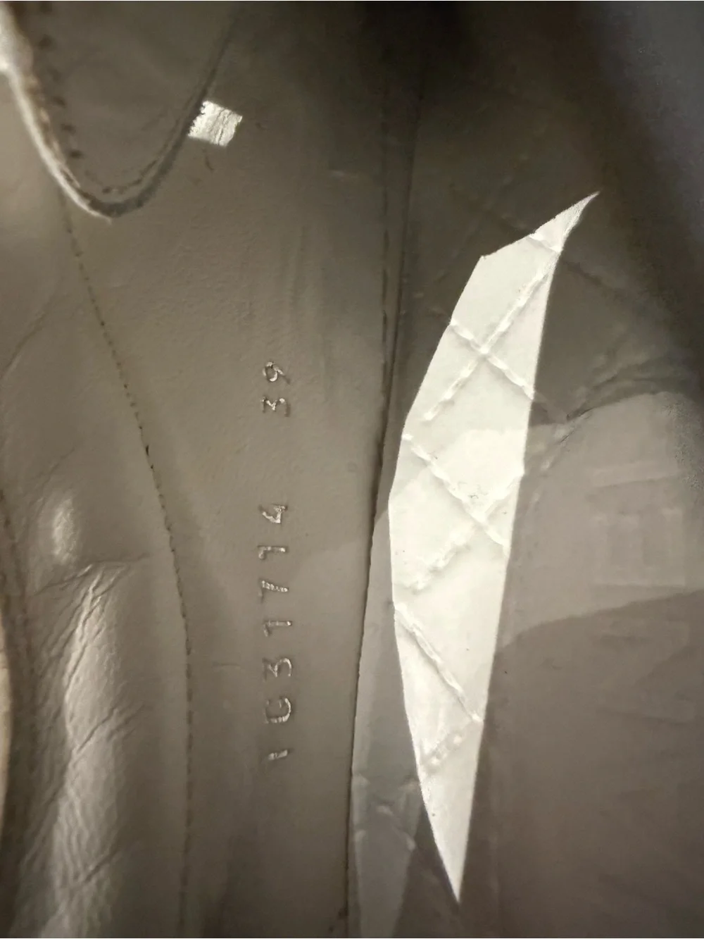 CHANEL Black and White Leather Slip-On Sneakers with laces